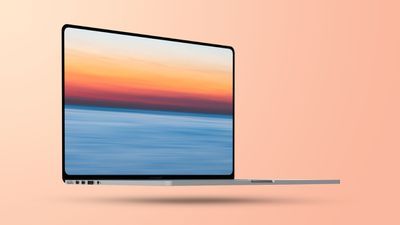 Flat 2021 MacBook Pro Mockup Feature