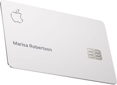 Fyysinen Titanium Apple Card