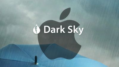Doporučená aplikace Dark Sky