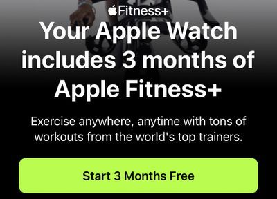 apple fitness плюс 3 месеца пробен период