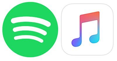 Loga Spotify Apple Music