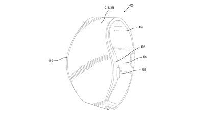 Apple Watch 랩 어라운드 디스플레이 특허 디자인