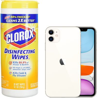 iphone dezinfekční ubrousky