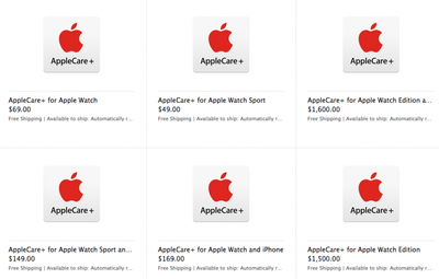 AppleCare+ Apple वॉच प्राइसिंग