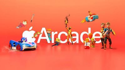 Apple Arcade oranžová funkce