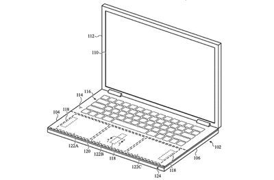 lokalizuotas haptic patentas Macbook