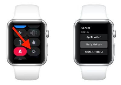 Apple Watchin airpod yhdistää