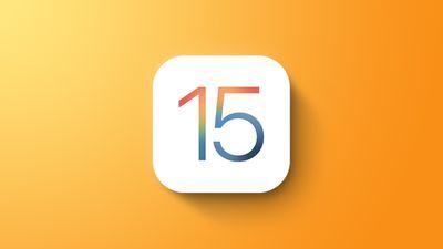 iOS 15:n yleinen ominaisuus keltainen