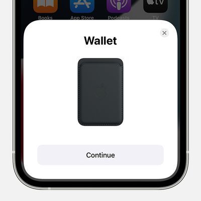 dompet layar beranda ios15 iphone 12 pro lanjutkan