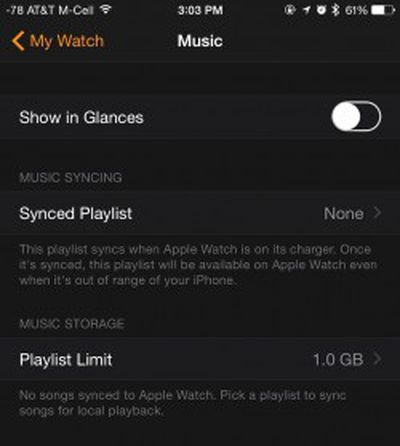 Az Apple Watch alkalmazás beállításainak testreszabása