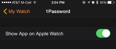 Alkalmazás megjelenítése az Apple Watchon